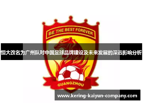 恒大改名为广州队对中国足球品牌建设及未来发展的深远影响分析